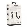 Vibrating Silicone Prostate Stimulator with Cock and Ball Ring - Black
